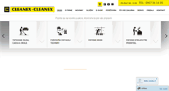 Desktop Screenshot of cleanex-cleanex.sk